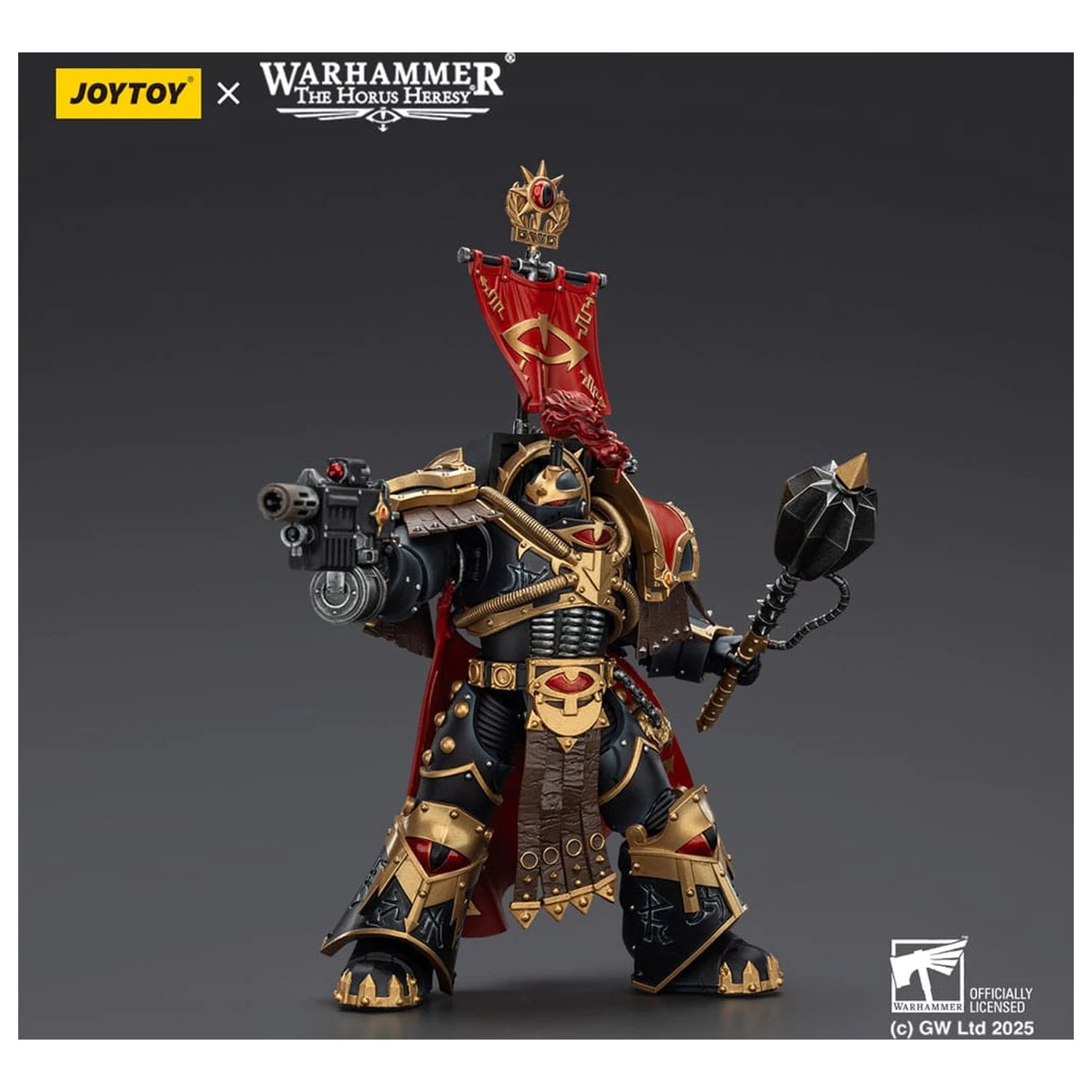 Warhammer 40,000: Sons of Horus Action Figure Legion Cataphractii Praetorwith Combi-Melta and Power Maul 14 cm product photo