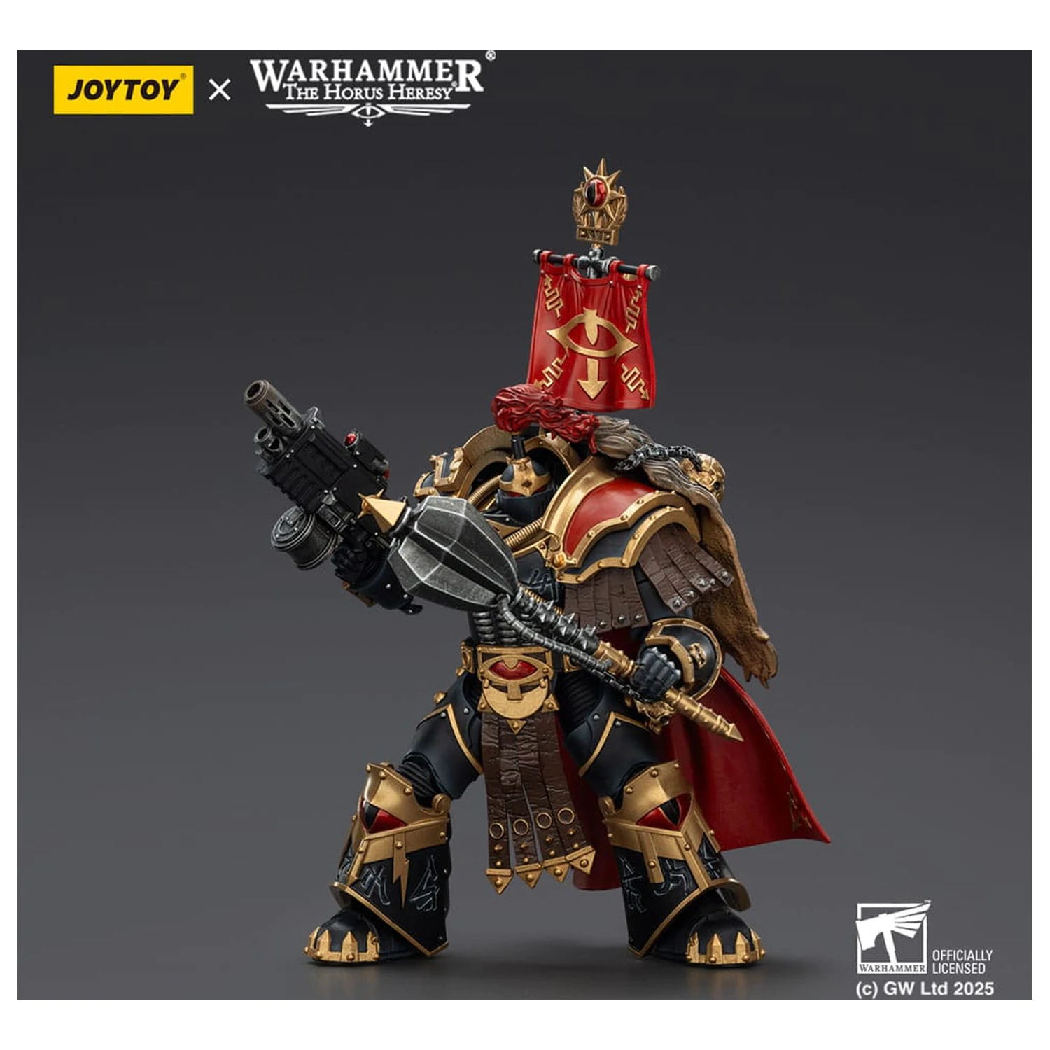 Warhammer 40,000: Sons of Horus Action Figure Legion Cataphractii Praetorwith Combi-Melta and Power Maul 14 cm product photo