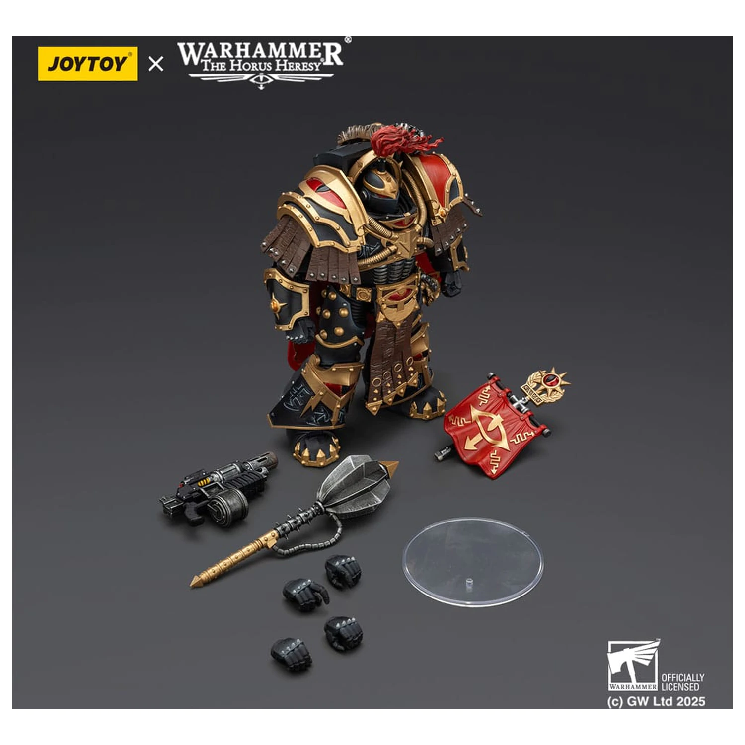 Warhammer 40,000: Sons of Horus Action Figure Legion Cataphractii Praetorwith Combi-Melta and Power Maul 14 cm product photo