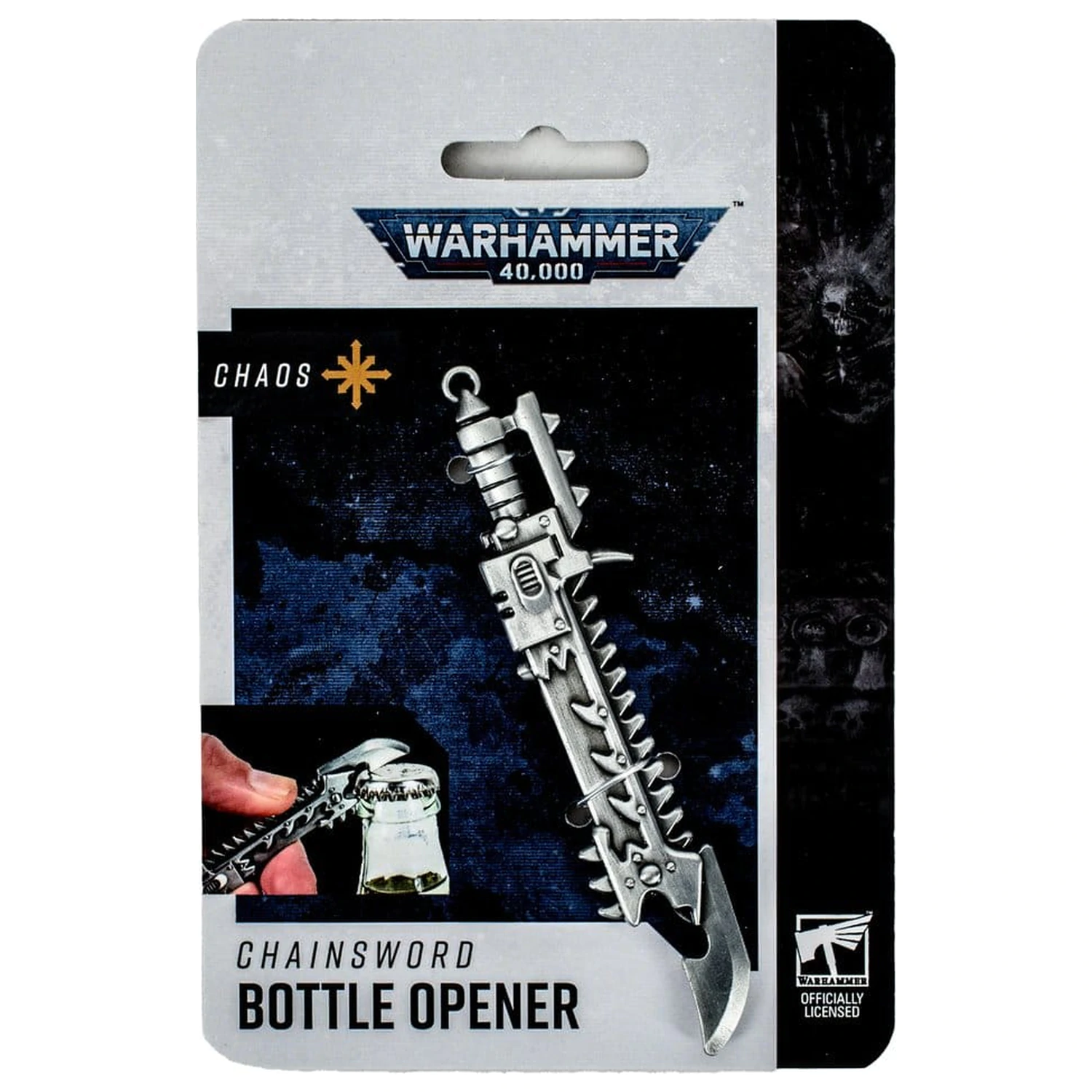 Warhammer 40,000 Bottle Opener Chaos Chainsword product photo