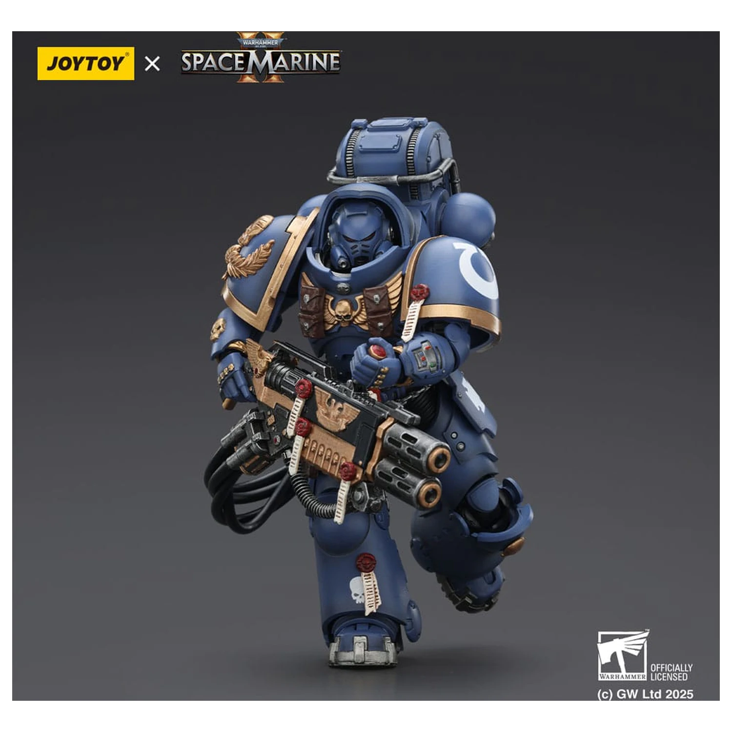 Warhammer 40,000: Space Marine 2 Action Figure Ultramarines Heavy Artificer Armor with Relic Multi-Melta 13 cm product photo