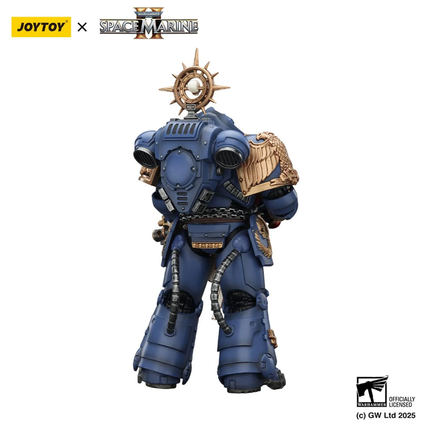Warhammer 40,000: Space Marine 2 Action Figure Ultramarines Heavy Relic Primus Armor with Heavy Relic Bolt Rifle 13 cm product photo