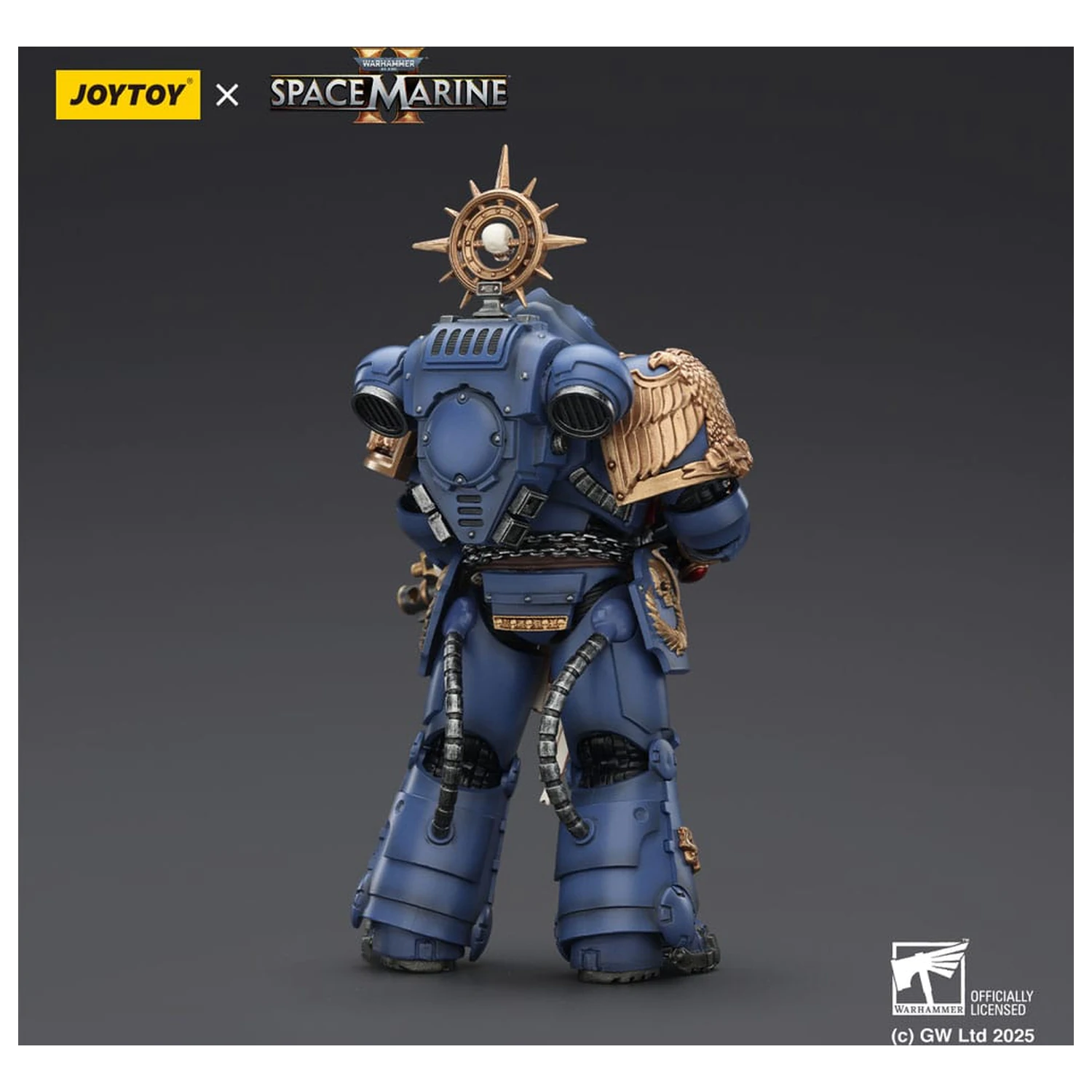 Warhammer 40,000: Space Marine 2 Action Figure Ultramarines Heavy Relic Primus Armor with Heavy Relic Bolt Rifle 13 cm product photo