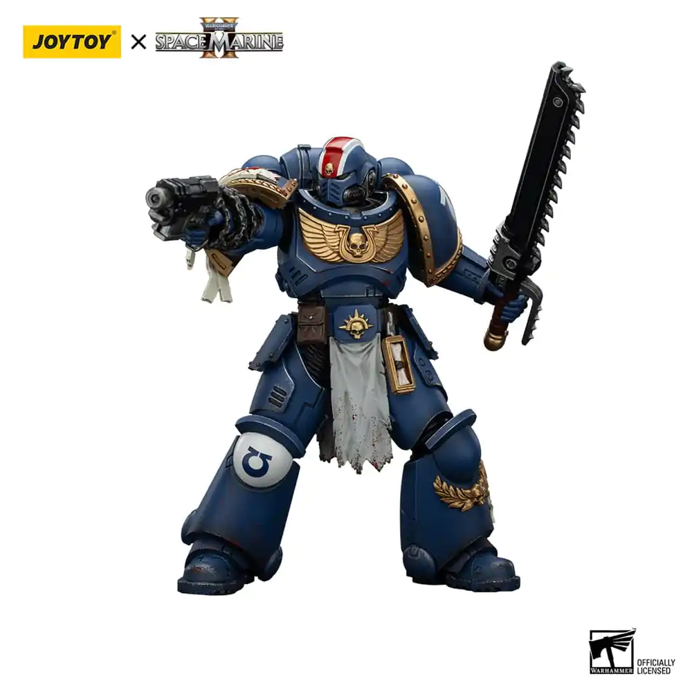 Warhammer 40,000: Space Marine 2 Action Figure Ultramarines Lieutenant Titus Collectors Edition 13 cm product photo