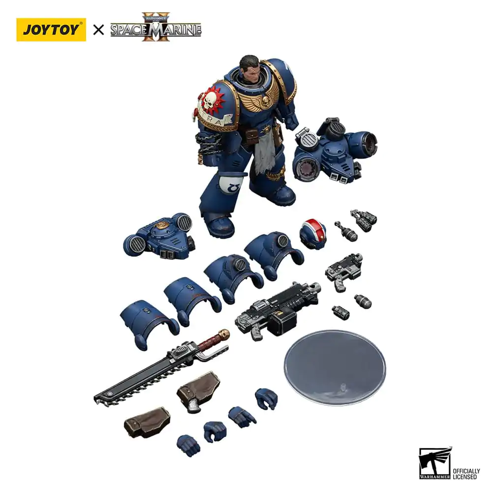 Warhammer 40,000: Space Marine 2 Action Figure Ultramarines Lieutenant Titus Collectors Edition 13 cm product photo