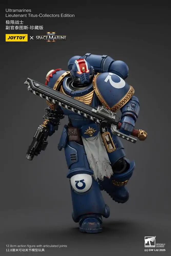 Warhammer 40,000: Space Marine 2 Action Figure Ultramarines Lieutenant Titus Collectors Edition 13 cm product photo