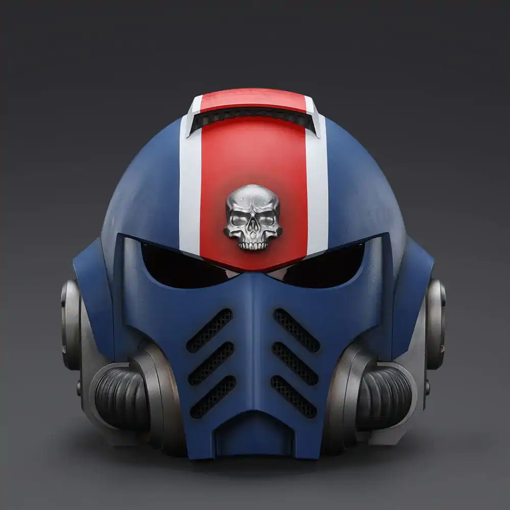 Warhammer 40,000: Space Marine 2 Replica Ultramarines Lieutenant Titus helmet 30 cm  product photo