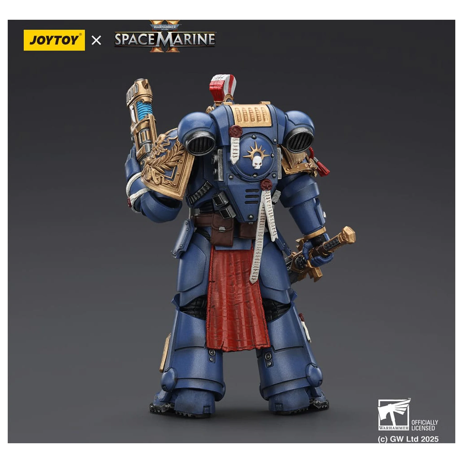 Warhammer 40,000: Space Marine 2 Action Figure Ultramarines Relic Primus Armourwith Plasma Pistol and Combat Blade 13 cm product photo