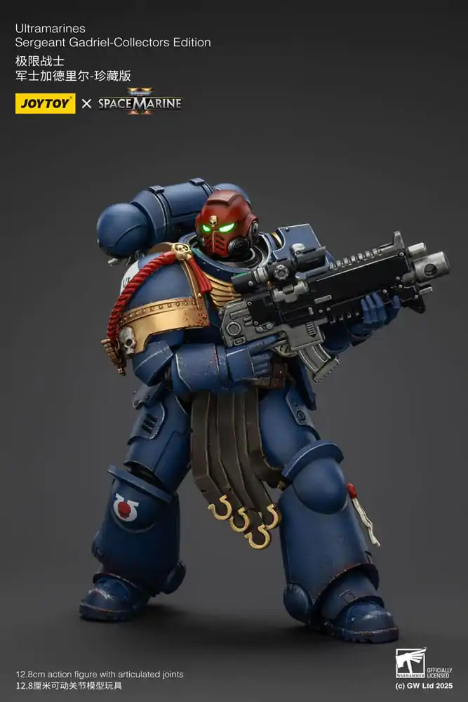 Warhammer 40,000: Space Marine 2 Action Figure Ultramarines Sergeant Gadriel Collectors Edition 13 cm product photo