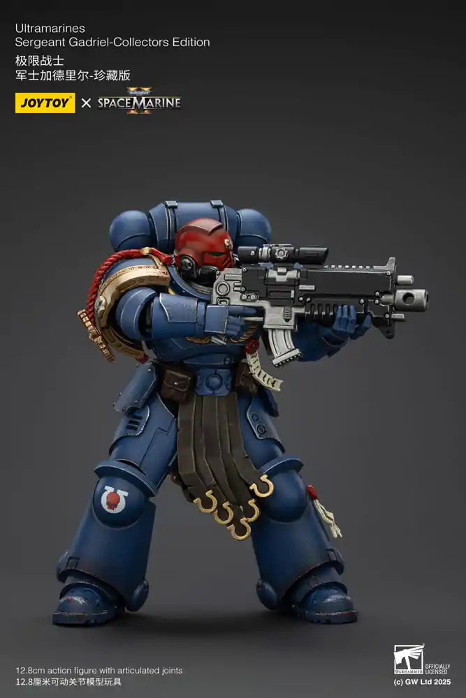 Warhammer 40,000: Space Marine 2 Action Figure Ultramarines Sergeant Gadriel Collectors Edition 13 cm product photo