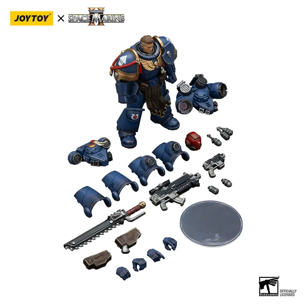 Warhammer 40,000: Space Marine 2 Action Figure Ultramarines Sergeant Gadriel Collectors Edition 13 cm product photo