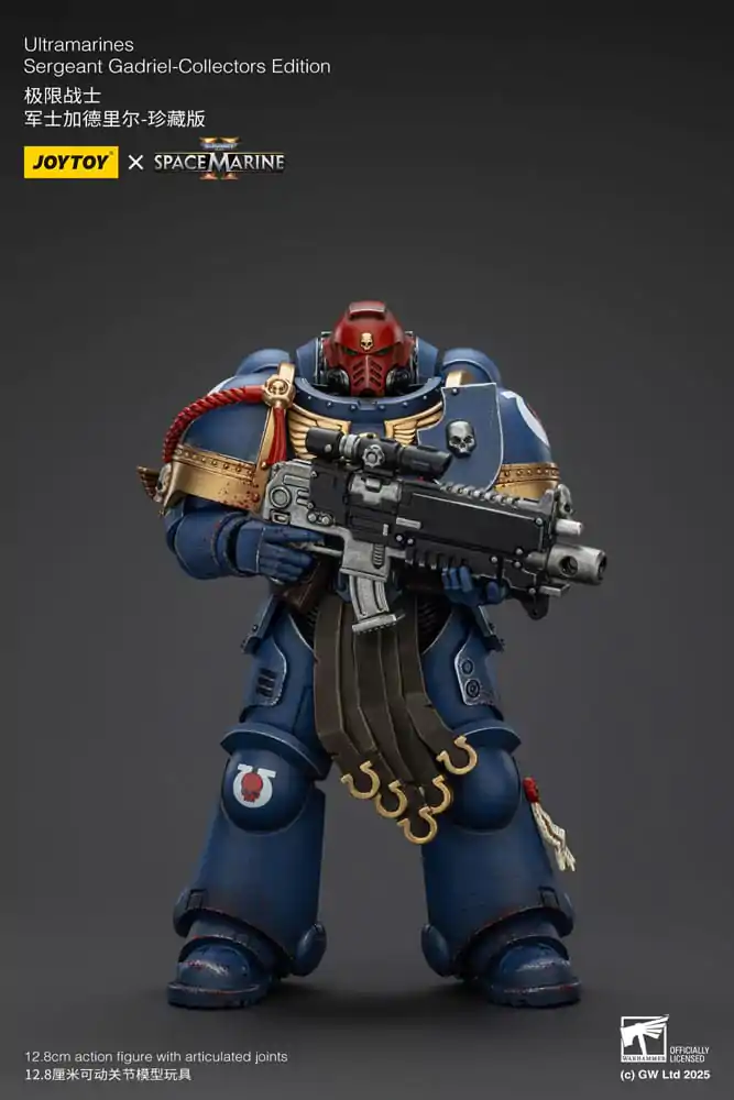Warhammer 40,000: Space Marine 2 Action Figure Ultramarines Sergeant Gadriel Collectors Edition 13 cm product photo
