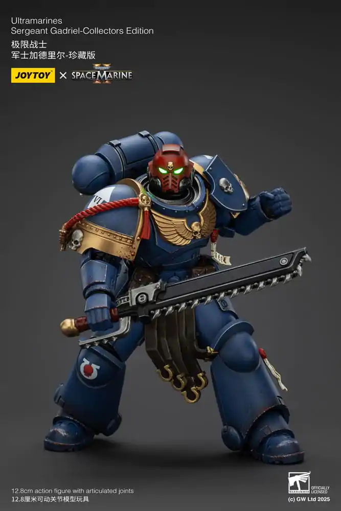 Warhammer 40,000: Space Marine 2 Action Figure Ultramarines Sergeant Gadriel Collectors Edition 13 cm product photo