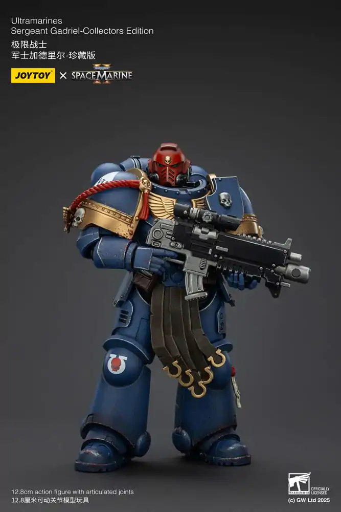 Warhammer 40,000: Space Marine 2 Action Figure Ultramarines Sergeant Gadriel Collectors Edition 13 cm product photo
