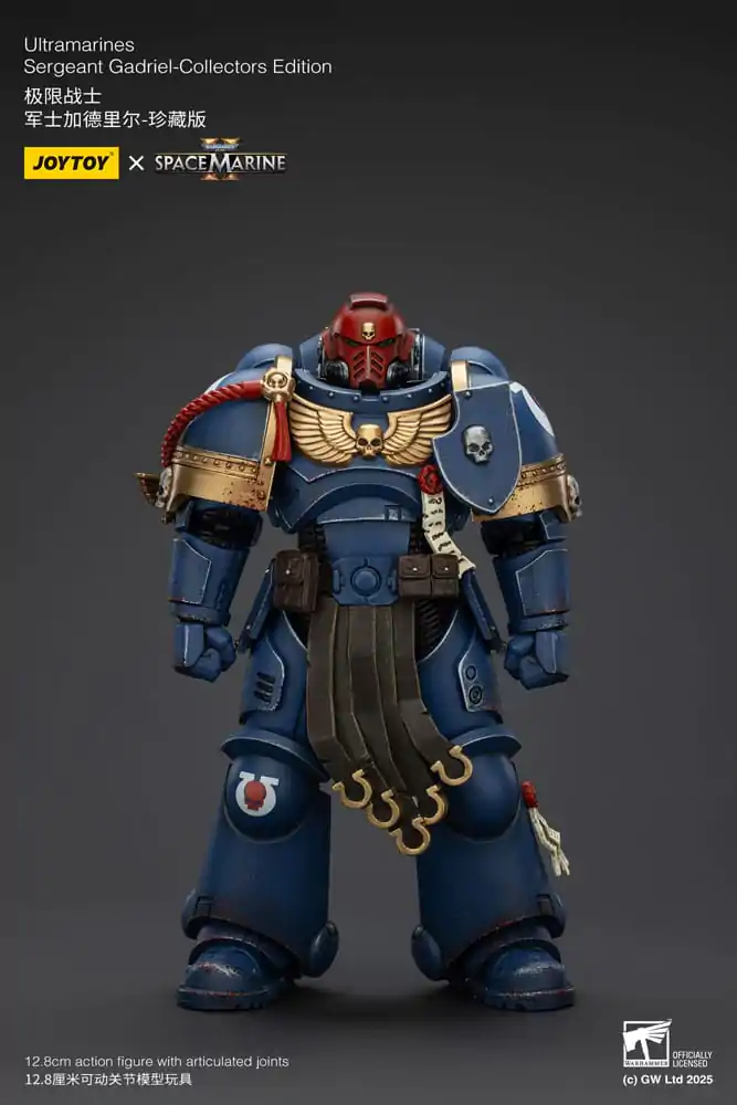 Warhammer 40,000: Space Marine 2 Action Figure Ultramarines Sergeant Gadriel Collectors Edition 13 cm product photo