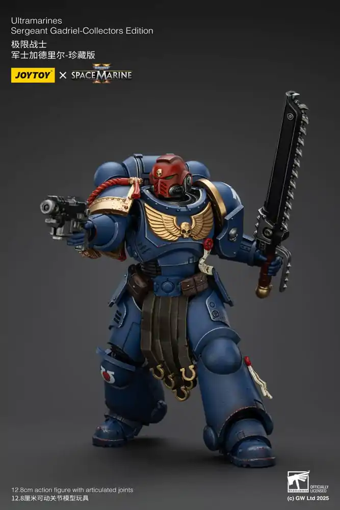 Warhammer 40,000: Space Marine 2 Action Figure Ultramarines Sergeant Gadriel Collectors Edition 13 cm product photo