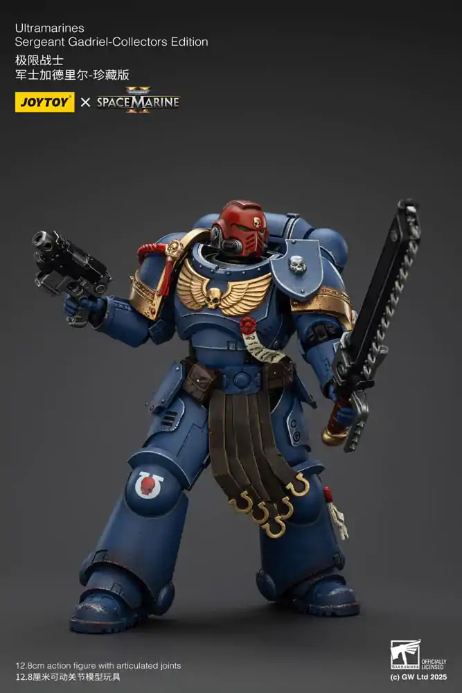 Warhammer 40,000: Space Marine 2 Action Figure Ultramarines Sergeant Gadriel Collectors Edition 13 cm product photo