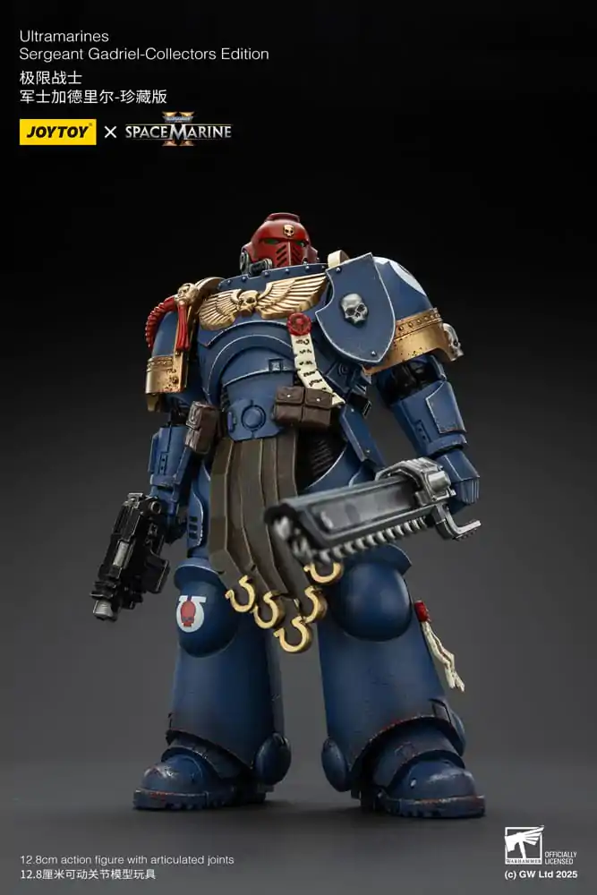 Warhammer 40,000: Space Marine 2 Action Figure Ultramarines Sergeant Gadriel Collectors Edition 13 cm product photo