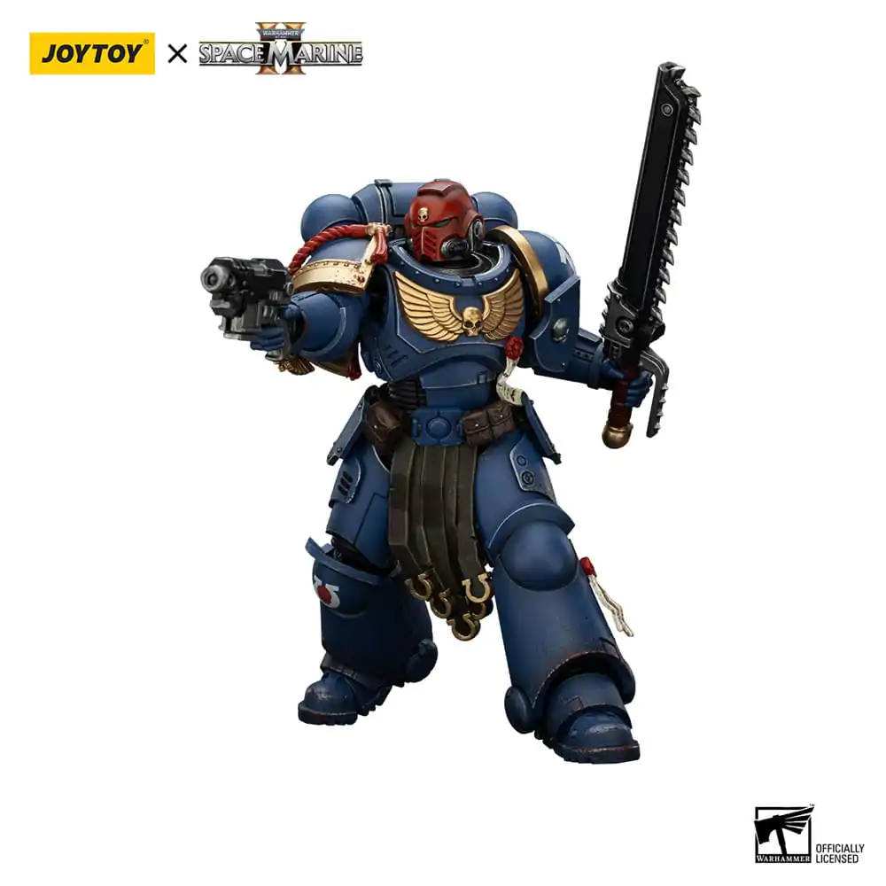 Warhammer 40,000: Space Marine 2 Action Figure Ultramarines Sergeant Gadriel Collectors Edition 13 cm product photo