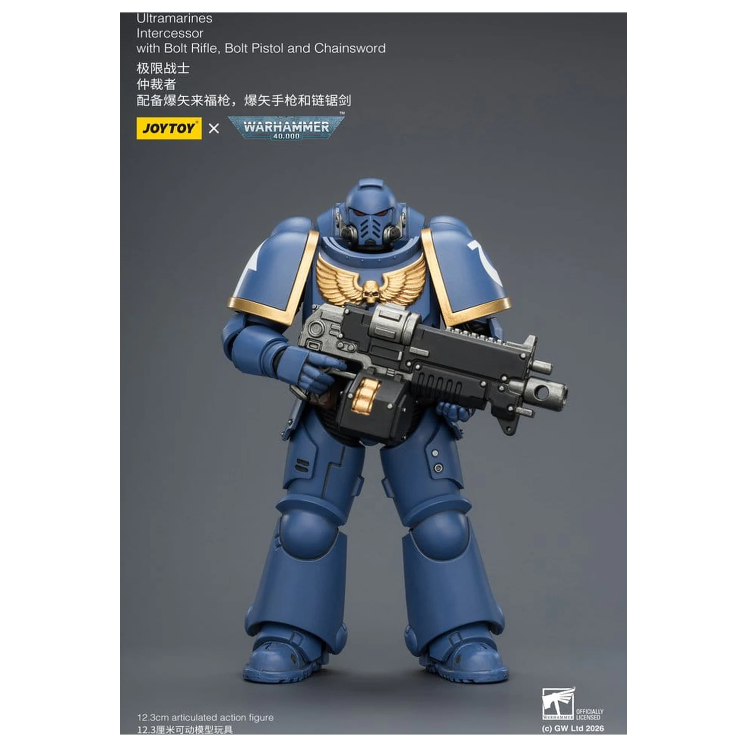 Warhammer 40,000 Action Figure Ultramarines Intercessor 12 cm product photo
