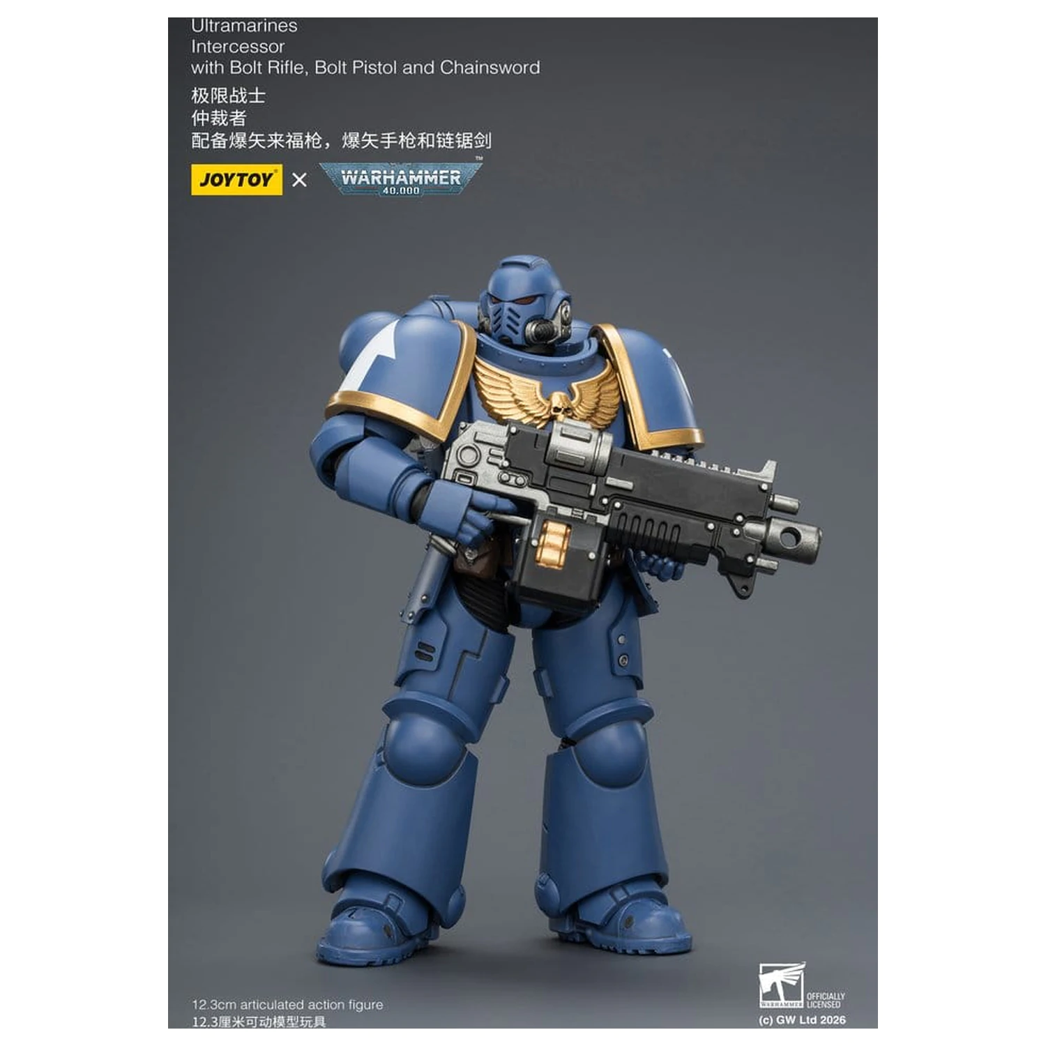 Warhammer 40,000 Action Figure Ultramarines Intercessor 12 cm product photo