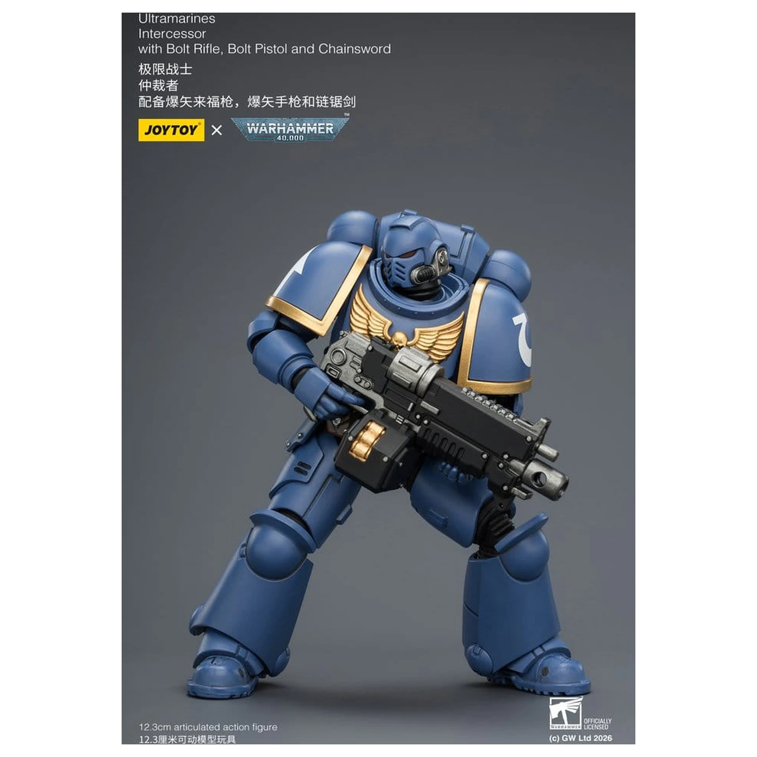 Warhammer 40,000 Action Figure Ultramarines Intercessor 12 cm product photo