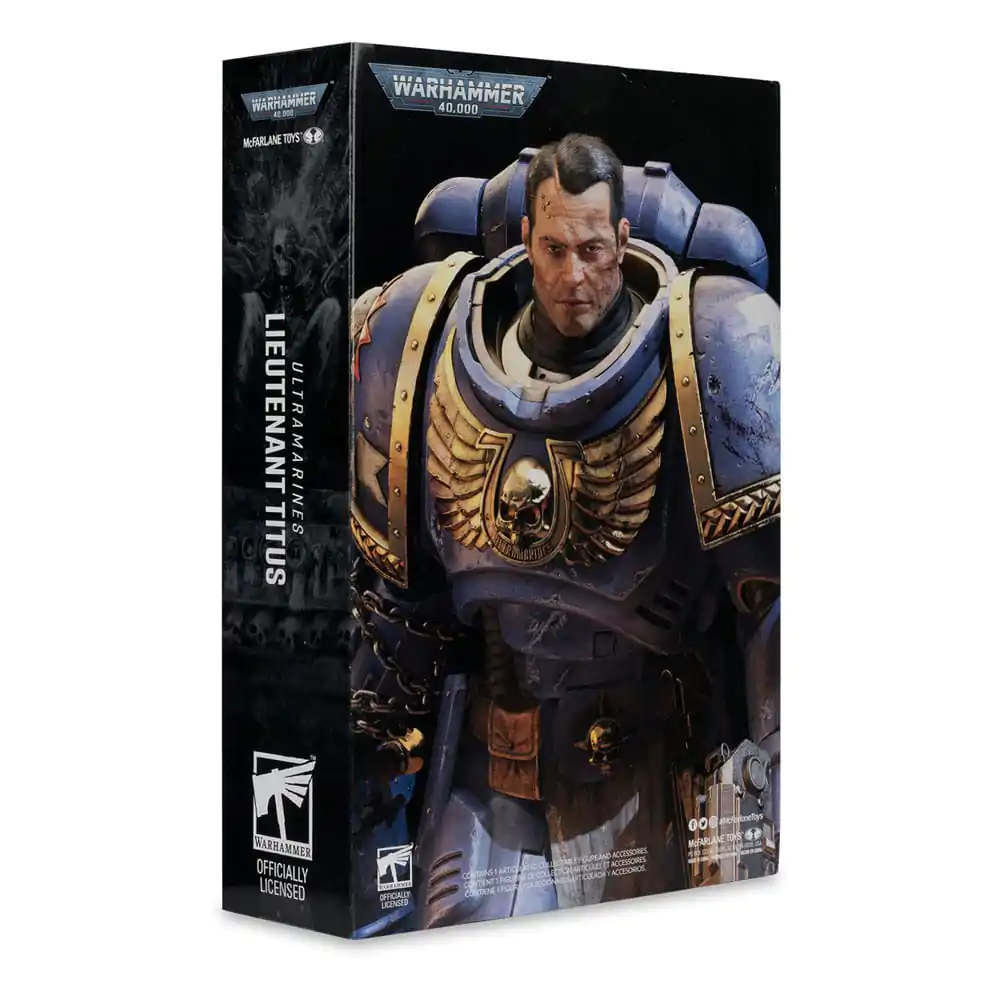 Warhammer 40,000 Action Figure Ultramarines: Lieutenant Titus 18 cm product photo