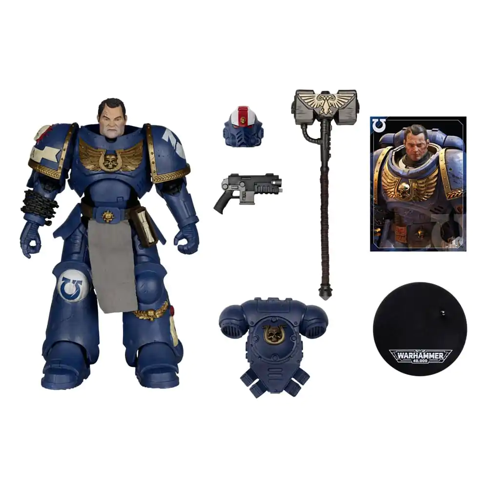Warhammer 40,000 Action Figure Ultramarines: Lieutenant Titus 18 cm product photo