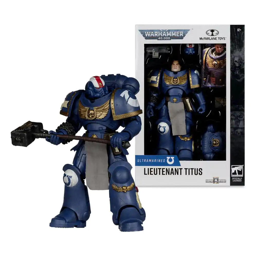 Warhammer 40,000 Action Figure Ultramarines: Lieutenant Titus 18 cm product photo
