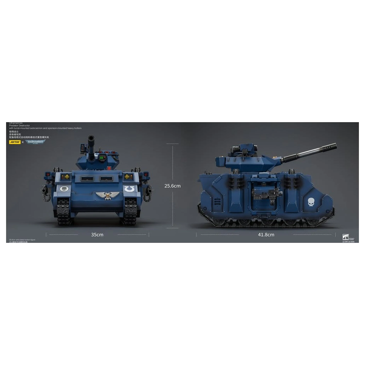 Warhammer 40,000 Vehicle Ultramarines Predator Destructor 26 cm product photo