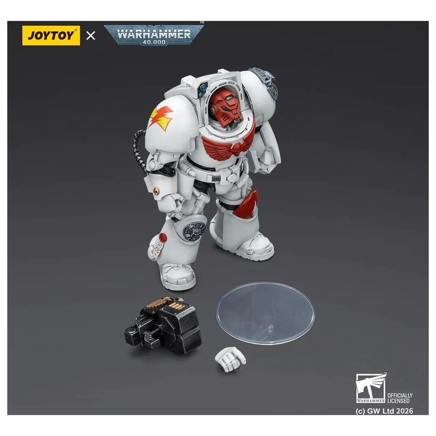 Warhammer 40,000 Action Figure White Scars Terminator 2 with Power Fist and Storm Bolter 14 cm product photo