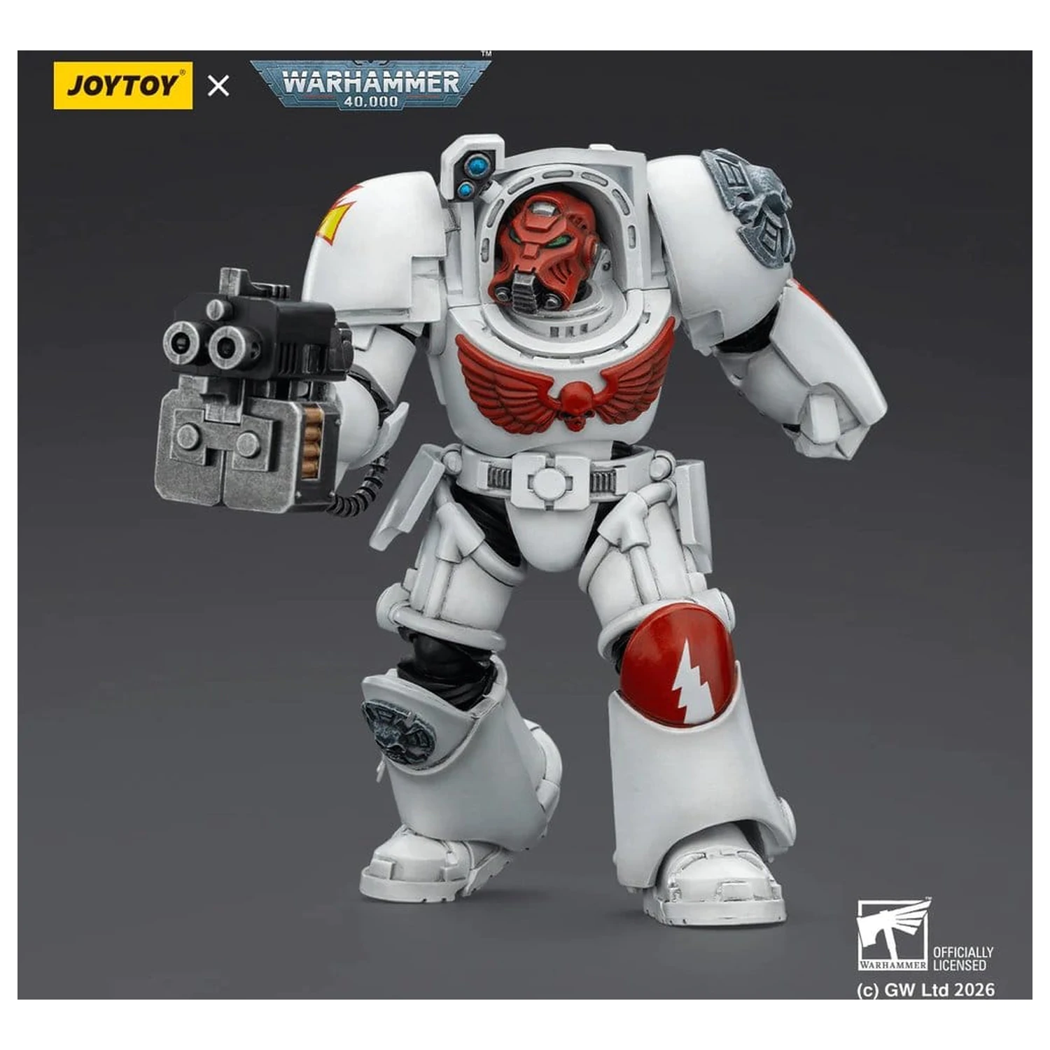Warhammer 40,000 Action Figure White Scars Terminator 2 with Power Fist and Storm Bolter 14 cm product photo