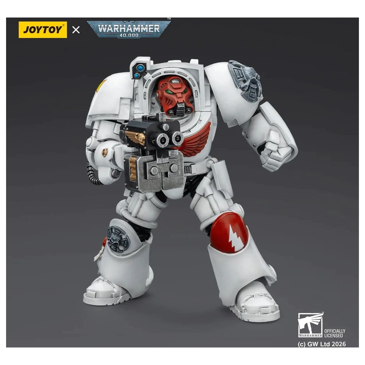 Warhammer 40,000 Action Figure White Scars Terminator 2 with Power Fist and Storm Bolter 14 cm product photo