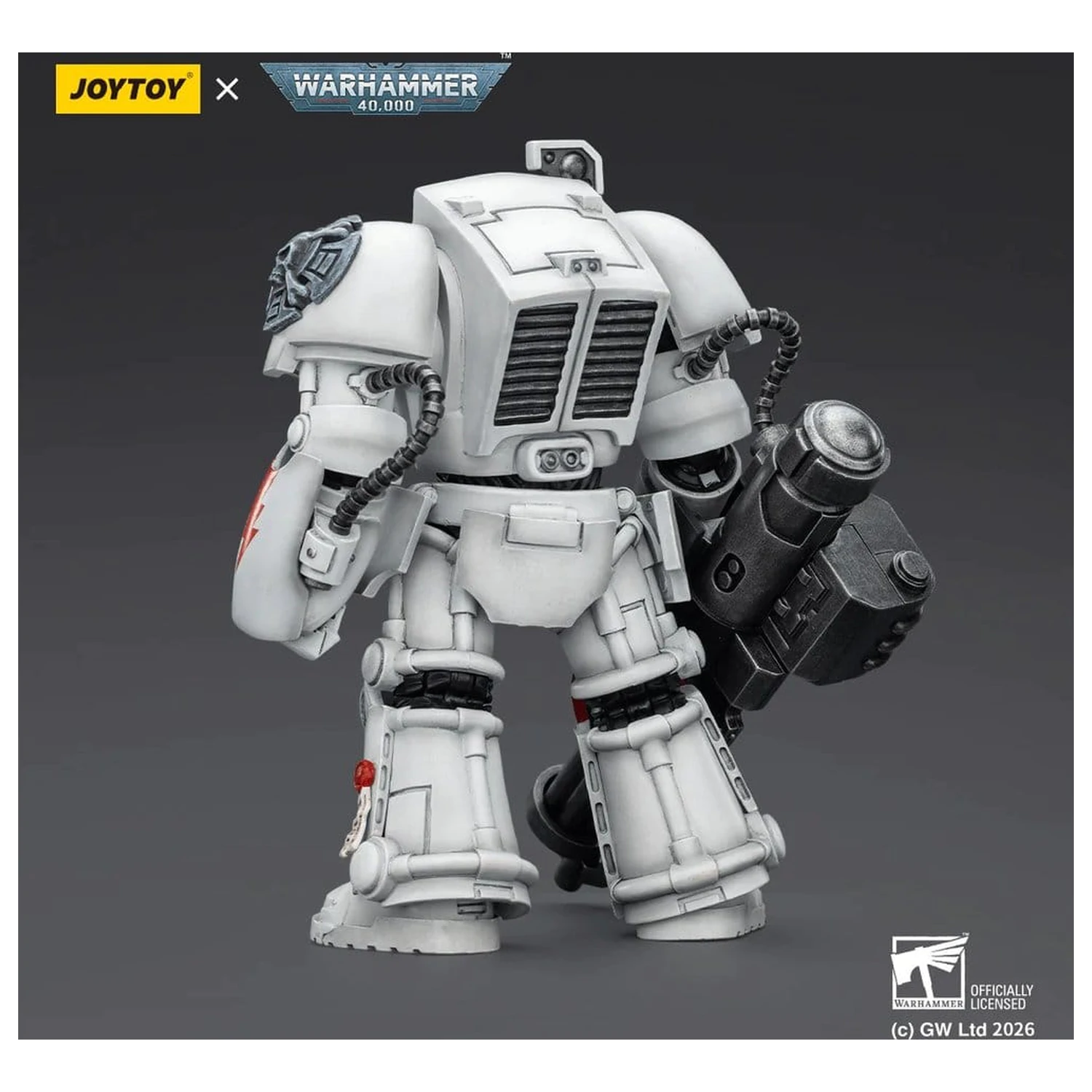 Warhammer 40,000 Action Figure White Scars Terminator 3 with Power Fist and Assault Cannon 14 cm product photo