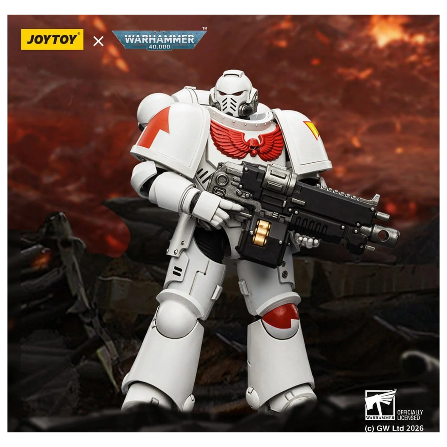 Warhammer 40,000 Action Figure White Scars Intercessor 12 cm product photo