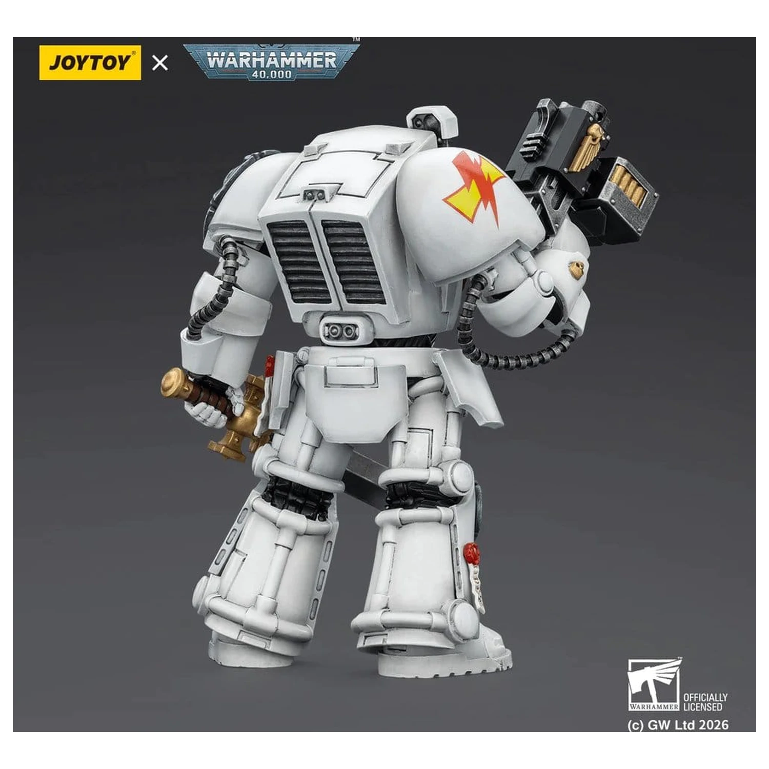 Warhammer 40,000 Action Figure White Scars Terminator 1 with Power Sword and Storm Bolter 14 cm product photo