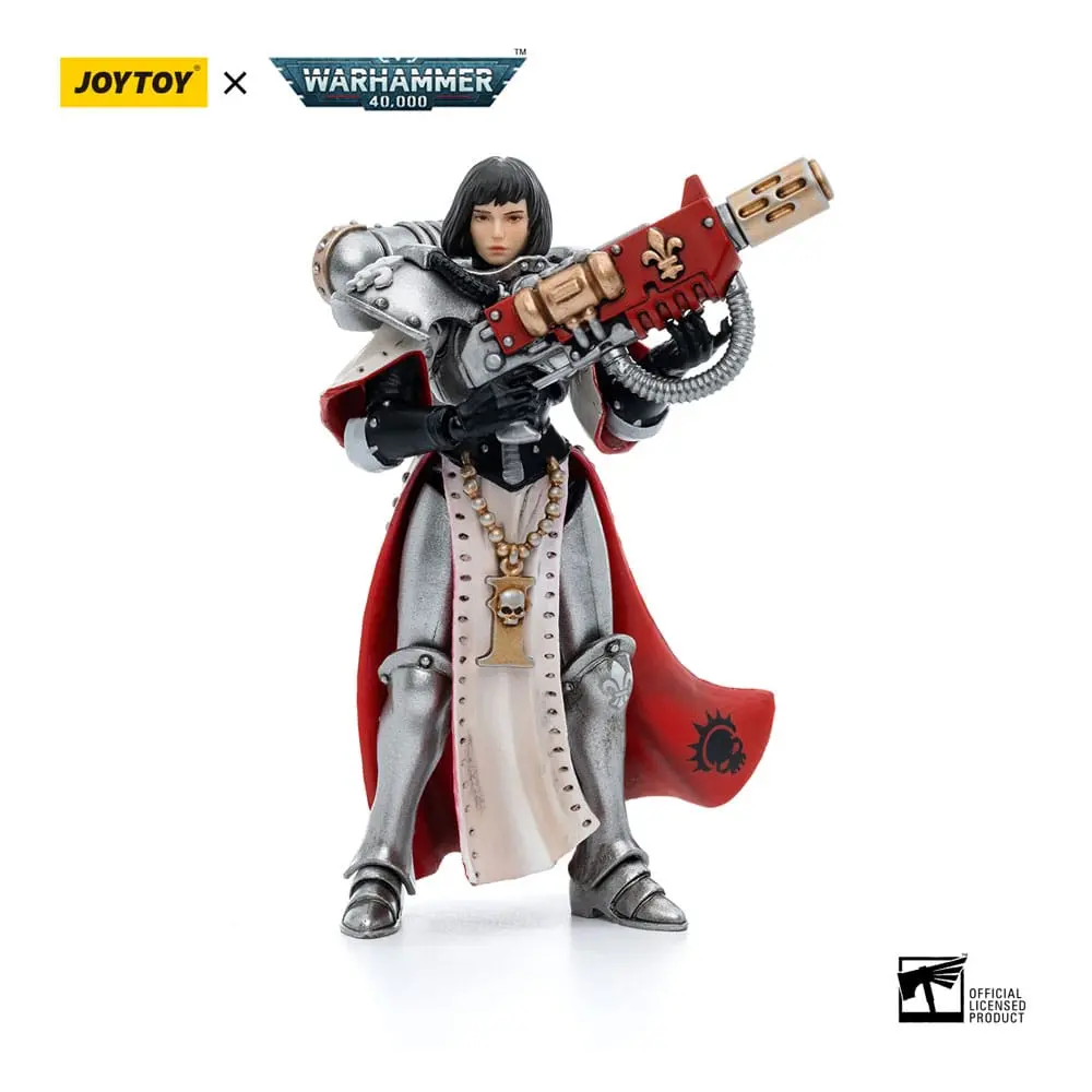 Warhammer 40k Action Figure 1/18 Adepta Sororitas Battle Sisters Order of the Argent Shroud Sister Irmengard 11 cm product photo