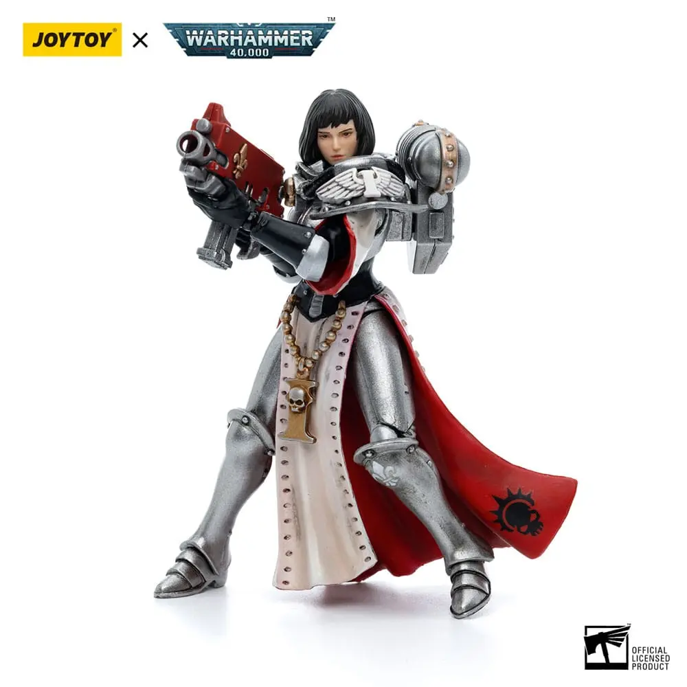 Warhammer 40k Action Figure 1/18 Adepta Sororitas Battle Sisters Order of the Argent Shroud Sister Irmengard 11 cm product photo