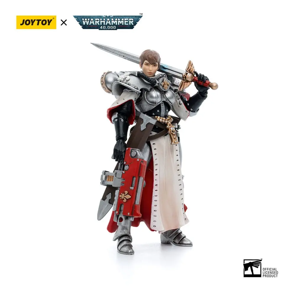 Warhammer 40k Action Figure 1/18 Adepta Sororitas Battle Sisters Order of the Argent Shroud Sister Superior Evinka 11 cm product photo