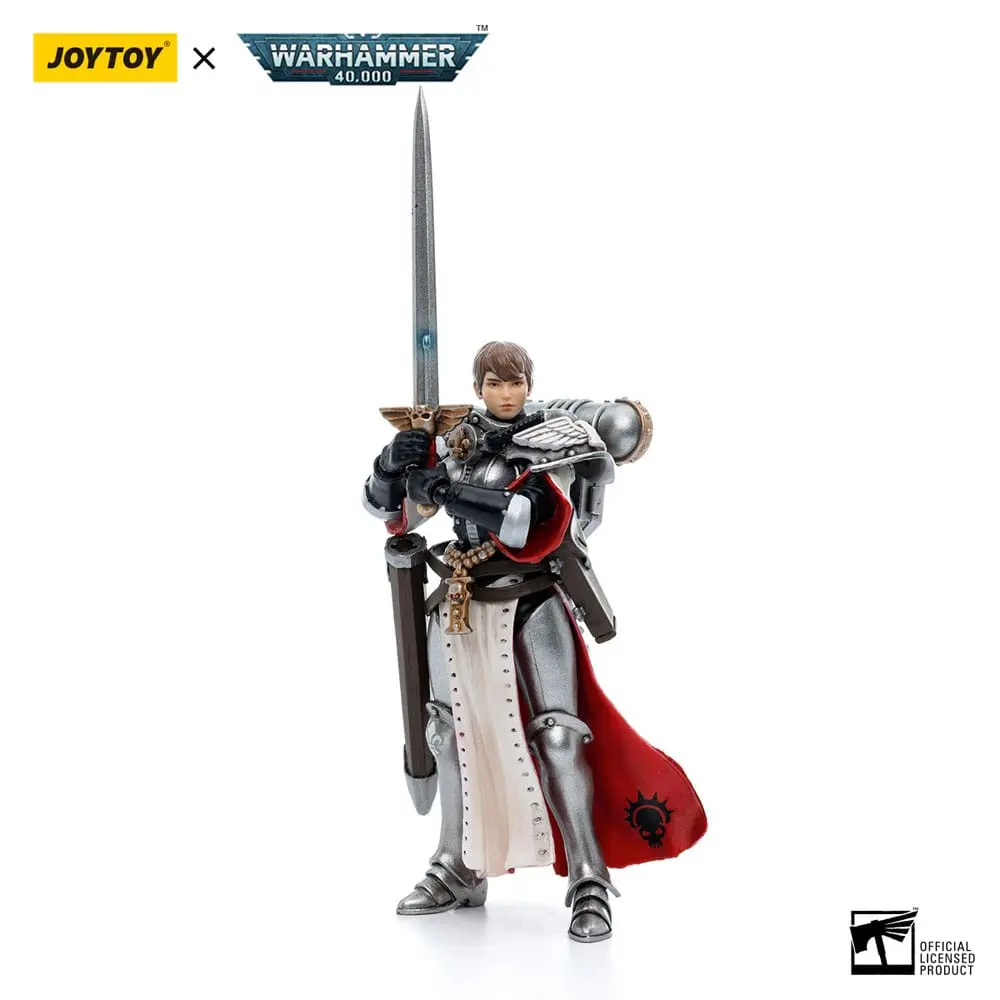 Warhammer 40k Action Figure 1/18 Adepta Sororitas Battle Sisters Order of the Argent Shroud Sister Superior Evinka 11 cm product photo