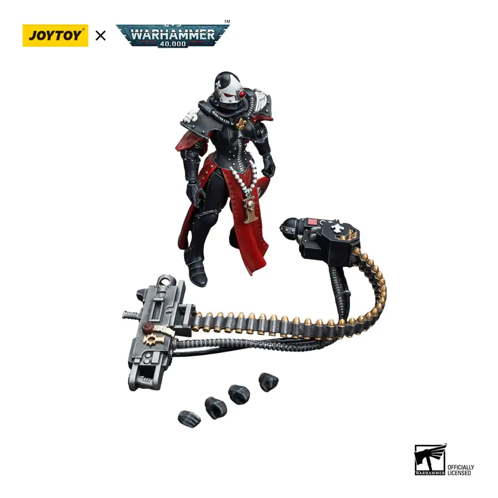 Warhammer 40k Action Figure 1/18 Adepta Sororitas Retributor with Heavy Bolter 12 cm product photo