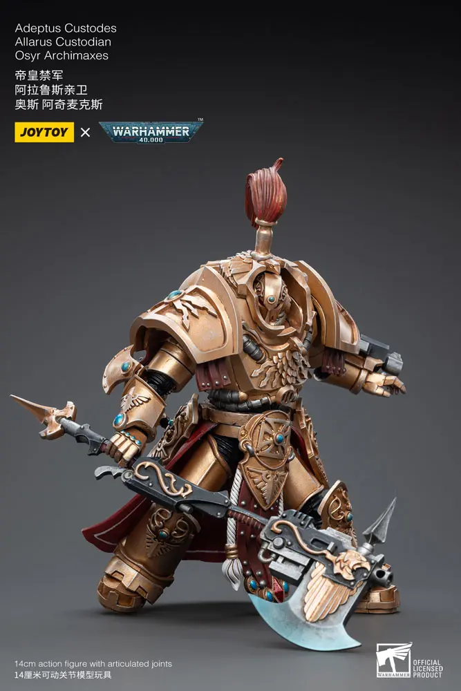 Warhammer 40k Action Figure 1/18 Adeptus Custodes Allarus Custodian Osyr Archimaxes 14 cm product photo