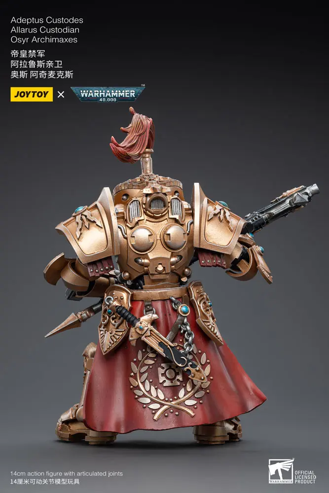 Warhammer 40k Action Figure 1/18 Adeptus Custodes Allarus Custodian Osyr Archimaxes 14 cm product photo