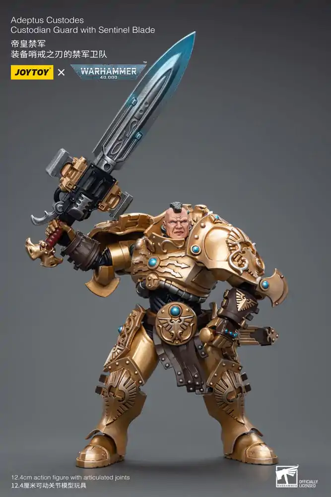 Warhammer 40k Action Figure 1/18 Adeptus Custodes Custodian Guard with Sentinel Blade termékfotó