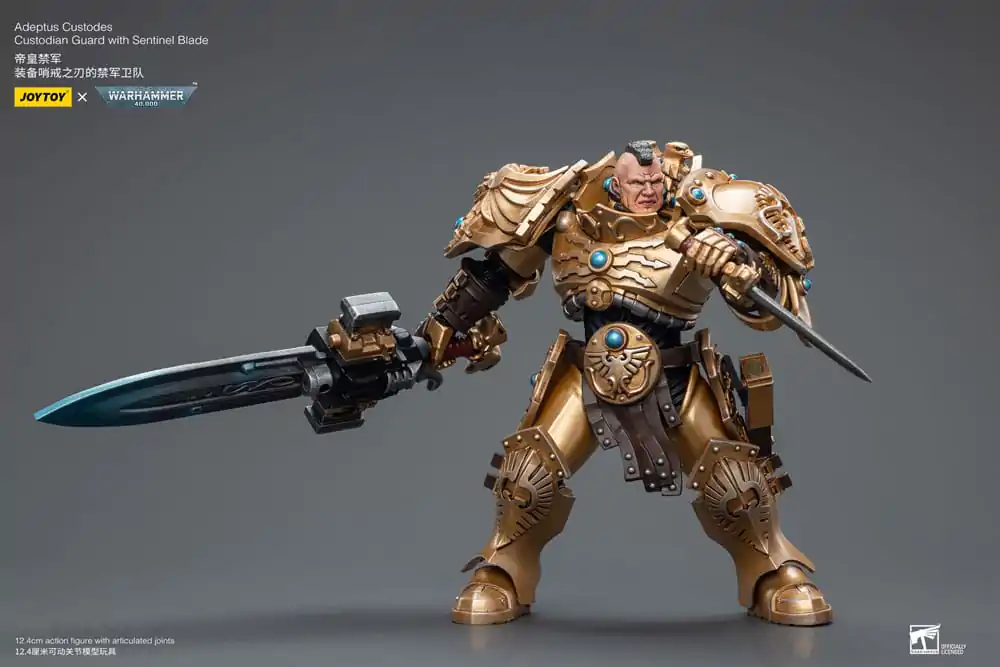 Warhammer 40k Action Figure 1/18 Adeptus Custodes Custodian Guard with Sentinel Blade termékfotó