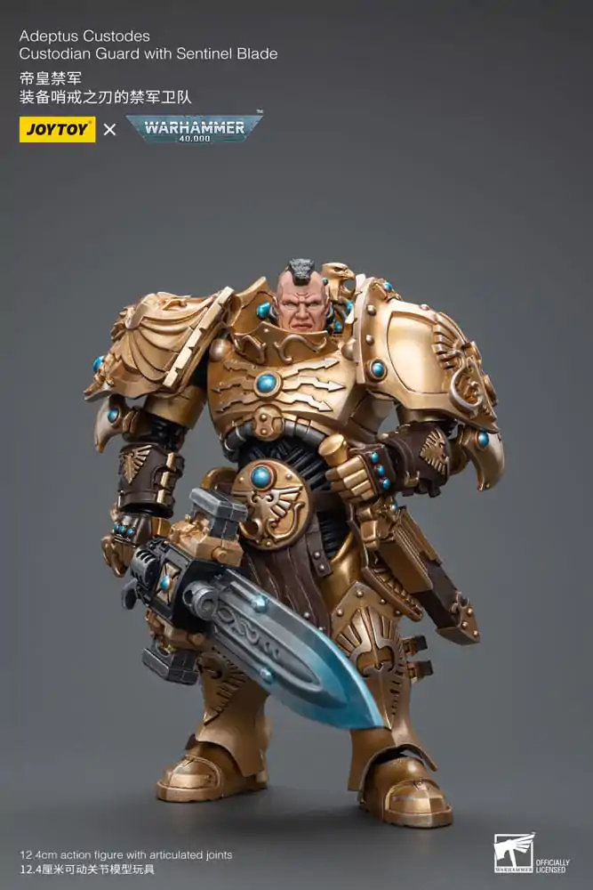 Warhammer 40k Action Figure 1/18 Adeptus Custodes Custodian Guard with Sentinel Blade termékfotó