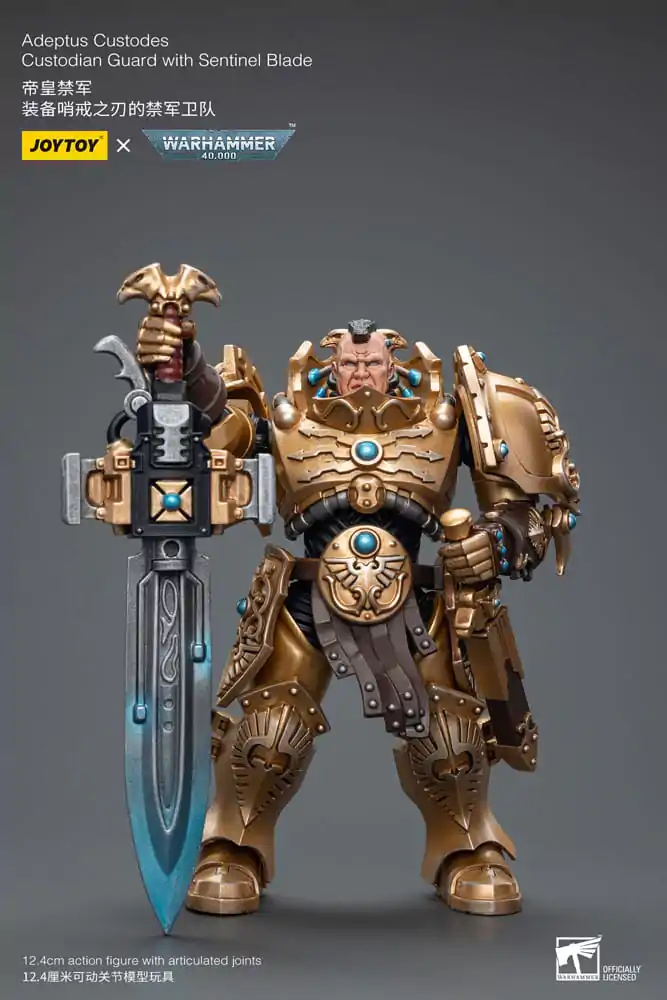 Warhammer 40k Action Figure 1/18 Adeptus Custodes Custodian Guard with Sentinel Blade termékfotó