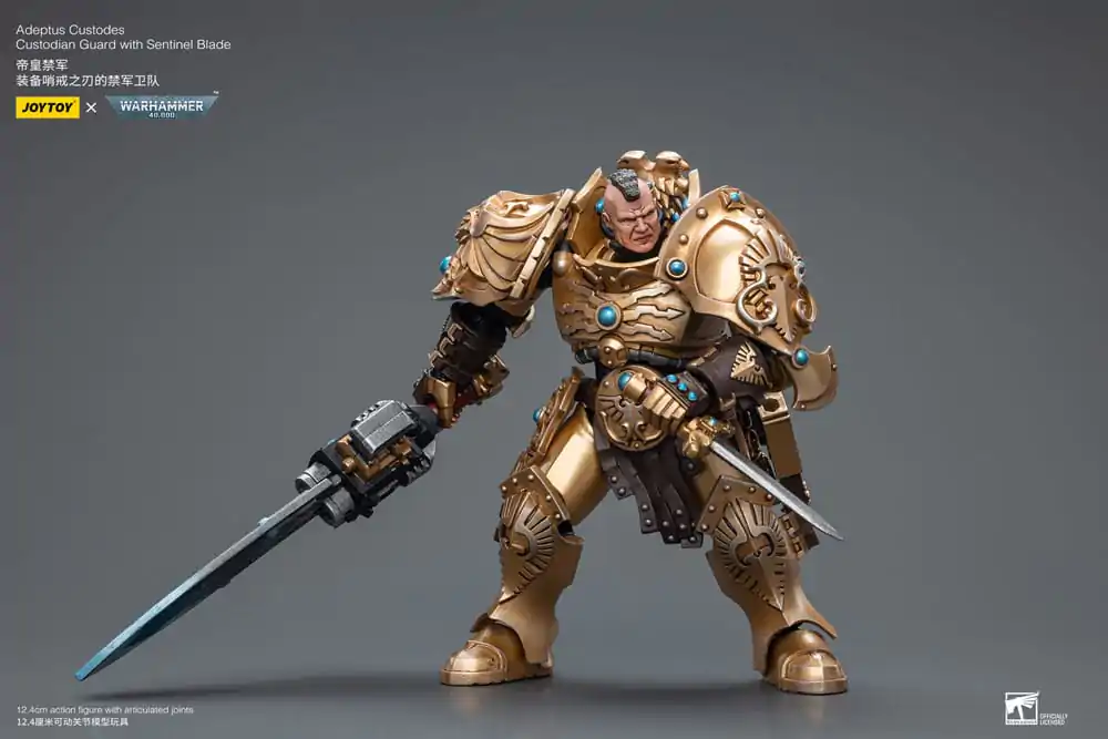 Warhammer 40k Action Figure 1/18 Adeptus Custodes Custodian Guard with Sentinel Blade termékfotó