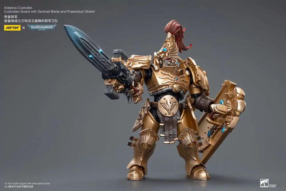 Warhammer 40k Action Figure 1/18 Adeptus Custodes Custodian Guard with Sentinel Blade and Praesidium Shield termékfotó