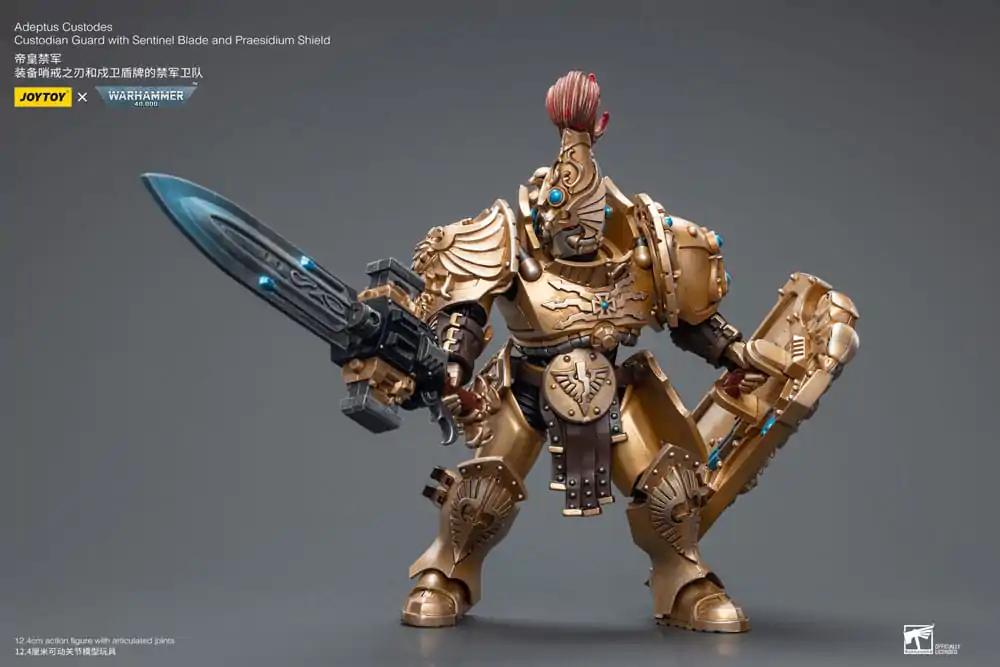 Warhammer 40k Action Figure 1/18 Adeptus Custodes Custodian Guard with Sentinel Blade and Praesidium Shield termékfotó